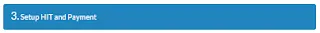 Screenshot showing the 'Setup HIT and Payment' tab on the CloudResearch Design Survey page