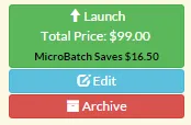 Screenshot of CloudResearch dashboard showing a MicroBatch study in progress with multiple batches and their completion status