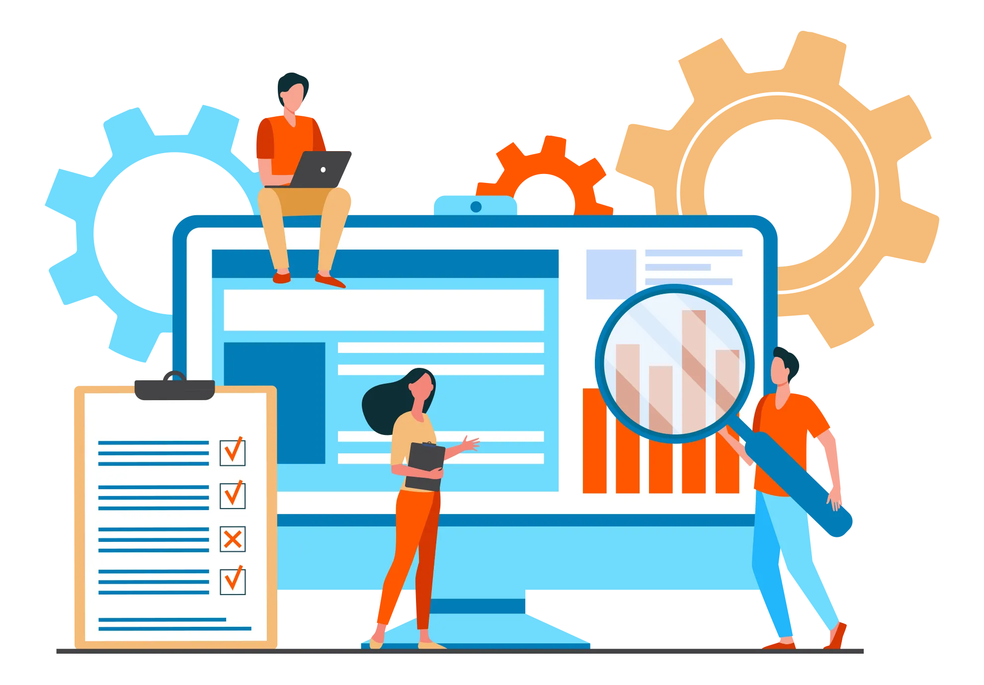 Data quality and integrity illustration