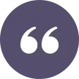 Purple quote icon