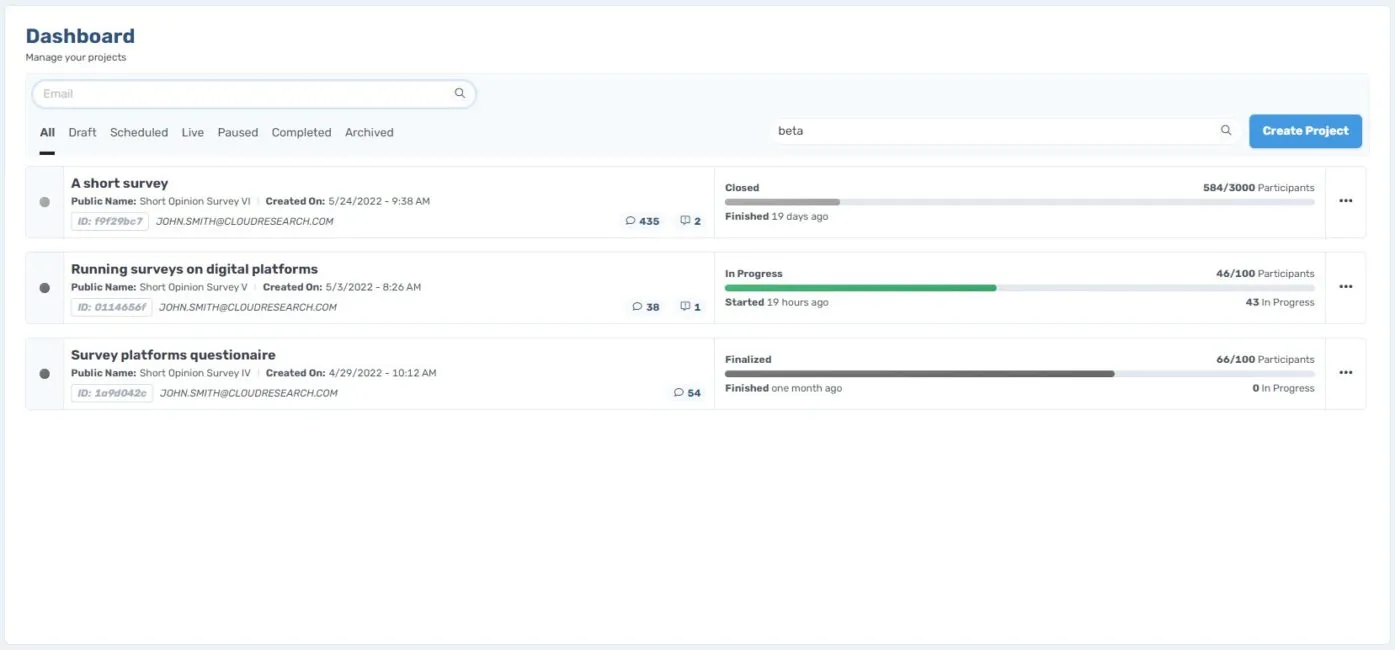 Connect platform interface
