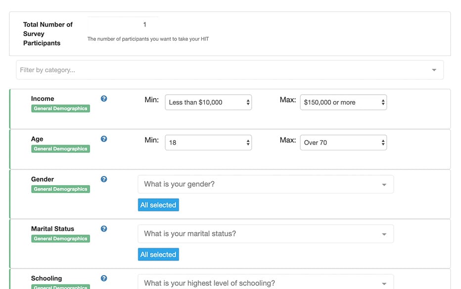MTurk solution